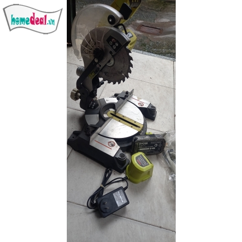 Cưa đa góc Ryobi 18v CMS180G ĐĨA 1 TẤC 8