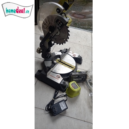 Cưa đa góc Ryobi 18v CMS180G ĐĨA 1 TẤC 8