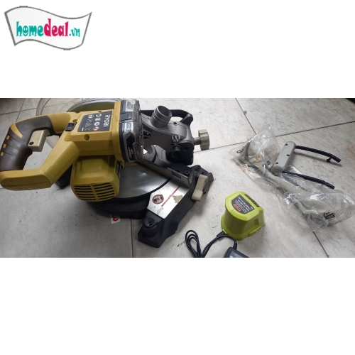 Cưa đa góc Ryobi 18v CMS180G ĐĨA 1 TẤC 8