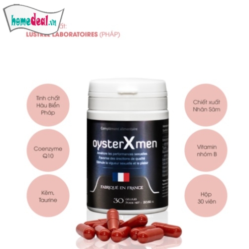 Viên uống hỗ trợ sinh lý nam Oyster Xmen