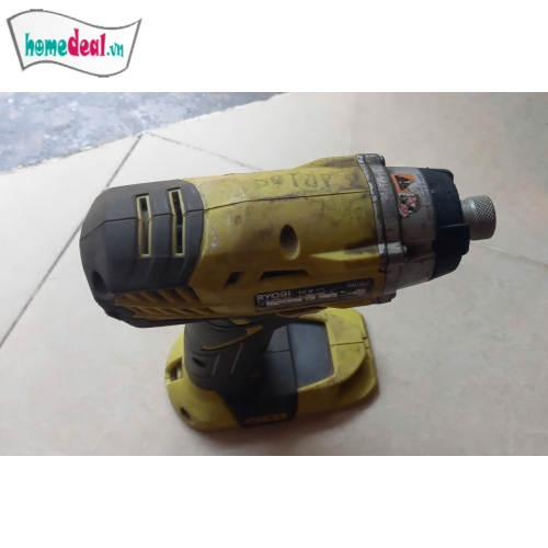 THÂN MÁY SIẾT MỞ VÍT RYOBI  CHỔI THAN 18V RID1801